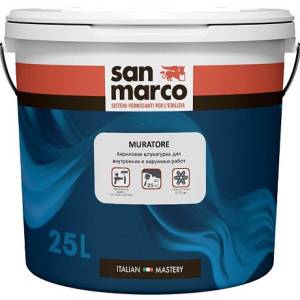 Акриловая текстурная штукатурка San Marco Muratore А 25 л