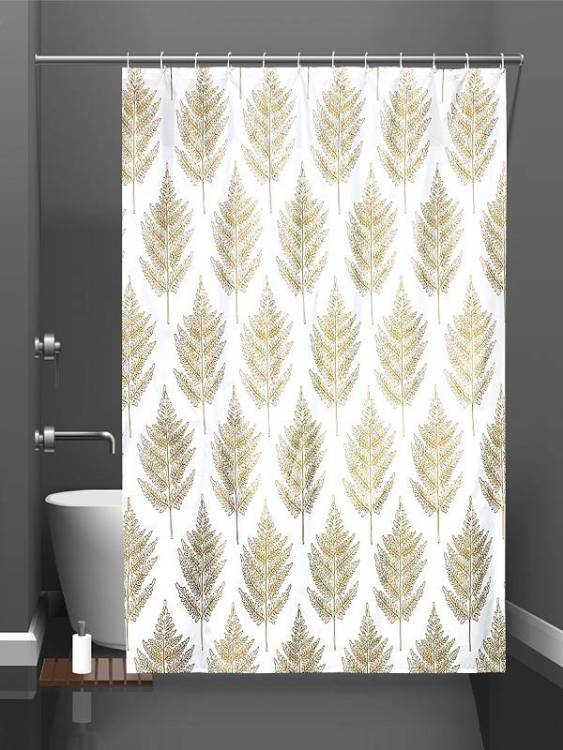 Шторка для ванной Bath Plus Charme Orange Fur-tree ch21037-1 бежевая