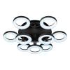 Потолочная светодиодная люстра iLedex Jomo FS-014-X9 108W BK фото 3