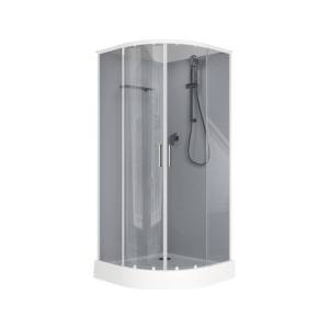Душевая кабина Aquanet Passion EVO 267255 90x90, профиль хром, стекло тонированное, без крыши
