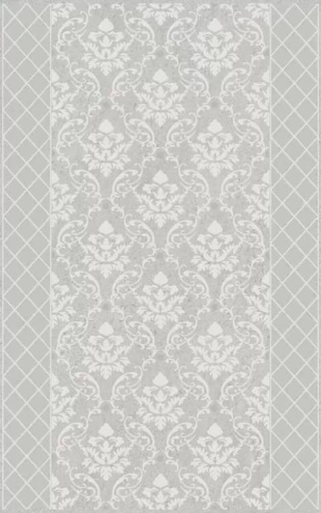 Декор Kerama Marazzi Мотиво AZ/A053/6424 серый светлый глянцевый 25x40