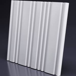 Гипсовая 3D панель Artpole Step M-0080 600x600