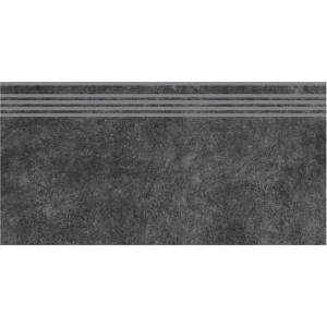 Ступень Kerama Marazzi Королевская дорога SG615020R/GR Черный Обрезной 30x60
