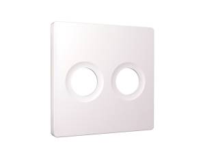 Лицевая панель для двойной TV розетки Ambrella Volt Alfa AP2133 жемчуг