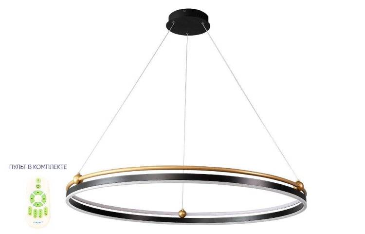 Люстра Crystal Lux Fernando Sp88W Led D1000 Black/Gold
