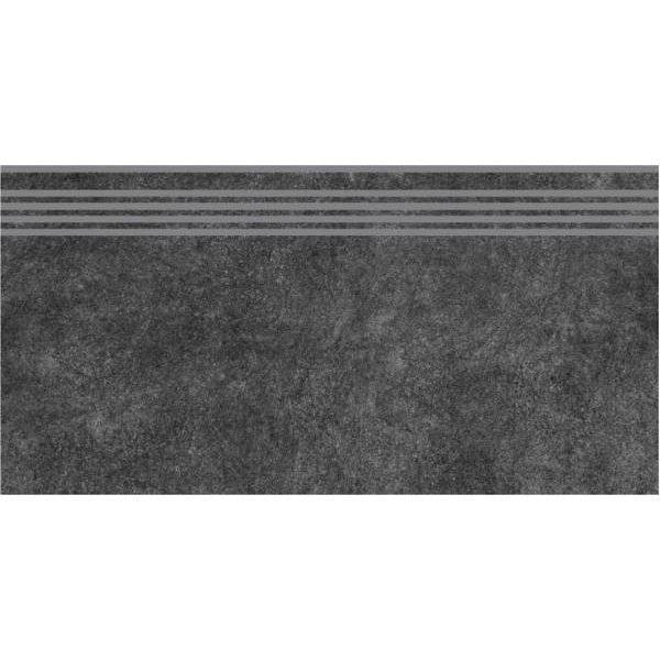 Ступень Kerama Marazzi Королевская дорога SG615020R/GR Черный Обрезной 30x60