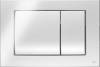 Кнопка смыва OLI Metal dual 656006 хром матовый, антивандальная