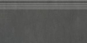 Ступень Kerama Marazzi Гварди SG640520R/GR антрацит матовый обрезной 30x60x0.9
