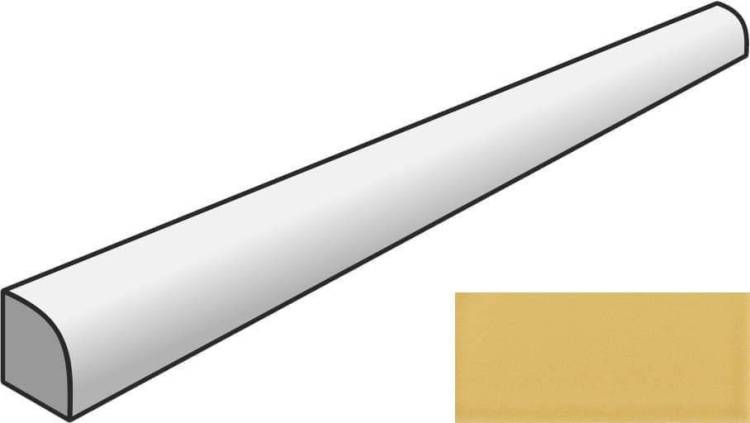 Бордюр Equipe Curve 28921 Jolly Yellow Matt 1.2x20