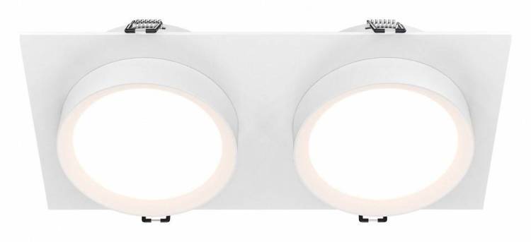 Встраиваемый светильник Maytoni Hoop DL086-02-GX53-SQ-W