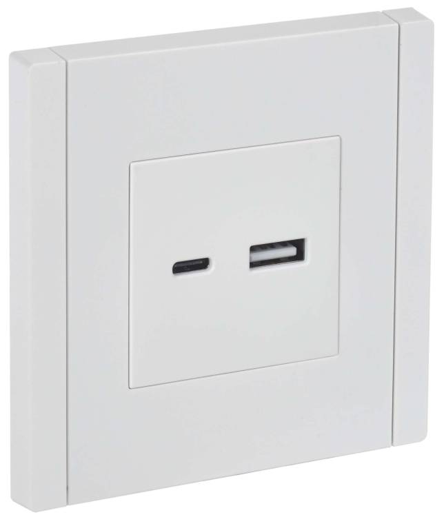 Розетка USB type A+C IEK Forte&Piano FP-U22-D31-K01 белый