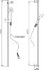 Душевой гарнитур Paini Catania CTCR121L7 хром фото 6