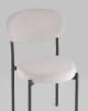 Набор из 4 стульев Stool Group Бриф SN AV 477-C81-7016-K светло-серый каркас антрацитовый муар фото 6