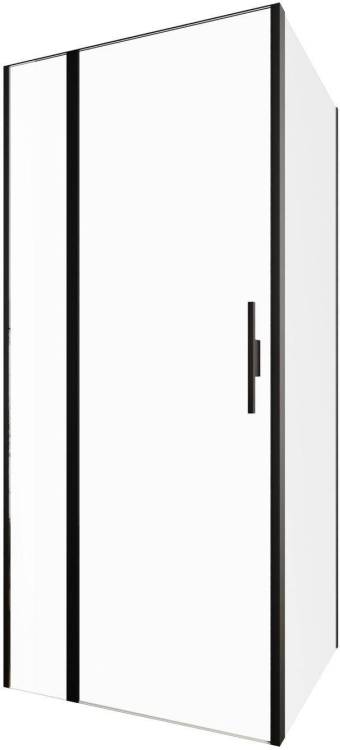 Душевой уголок Allen Brau Priority 3.31003.BBA + 3.31021.BBA профиль черный брашированный, 900x1000