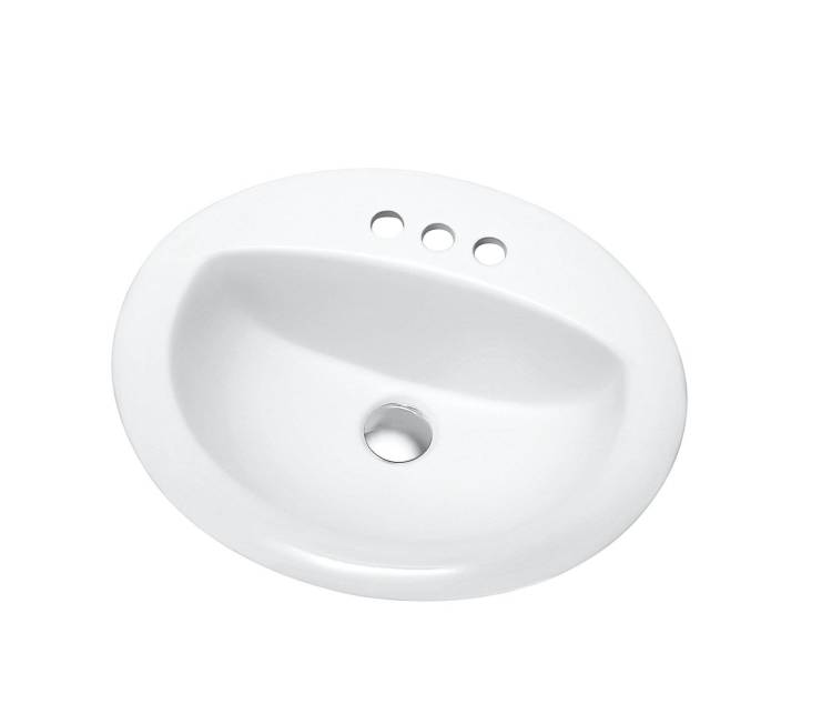 Раковина Orange B06-520w3 встраиваемая, белая