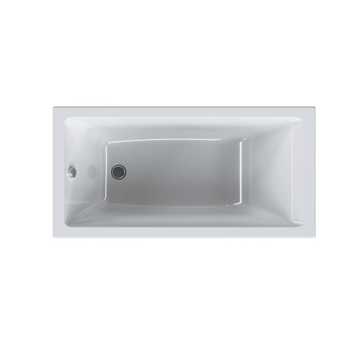 Акриловая ванна Am.Pm Gem W93A-140-070W-A с каркасом, 140x70 см
