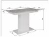 Стол обеденный Атмосфера СО-3 00-00015457 Белый/ Ателье светлый фото 4