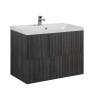 Тумба с раковиной Art&Max Verona-Push AM-Verona-Push-800-2C-SO-KD подвесная, kadena dark
