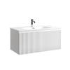 Тумба с раковиной Sancos Snob R 1.0 Bianco, 90x42.6