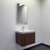 Тумба с раковиной Comforty Ангара-60П 00-00021035 подвесная, дуб темно-коричневый фото 3