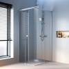 Душевой уголок AM.PM X-Joy W94G-403-10080-MТ Square Slide 100х80, матовый хром, прозрачное фото 3