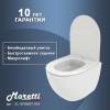 Унитаз подвесной Maretti Elena EA10PBM67-844 безободковый, сиденье микролифт, белый фото 7