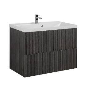 Тумба с раковиной Art&Max Verona-Push AM-Verona-Push-800-2C-SO-KD подвесная, kadena dark