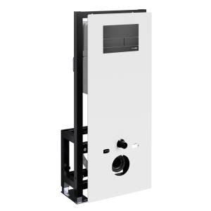 Система инсталляции для унитазов Wasserkraft Glan 66TLT.010.ME.WH.MB04 клавиша черный матовый