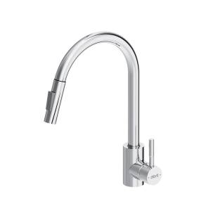Смеситель для кухни Dorff Logic D3007500 вытягивающимся изливом Logic, хром