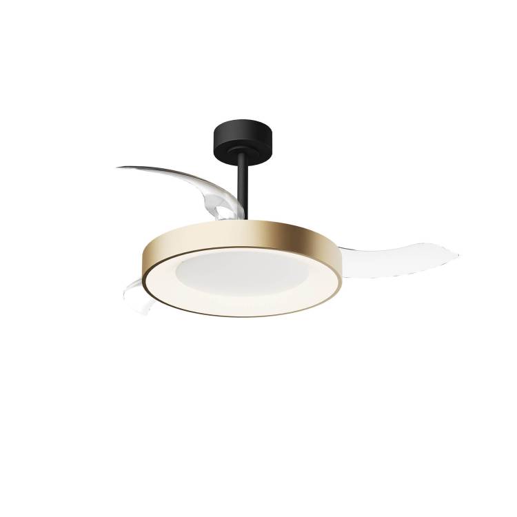 Светодиодная люстра на штанге с вентилятором Mantra Niseko Fan 9091