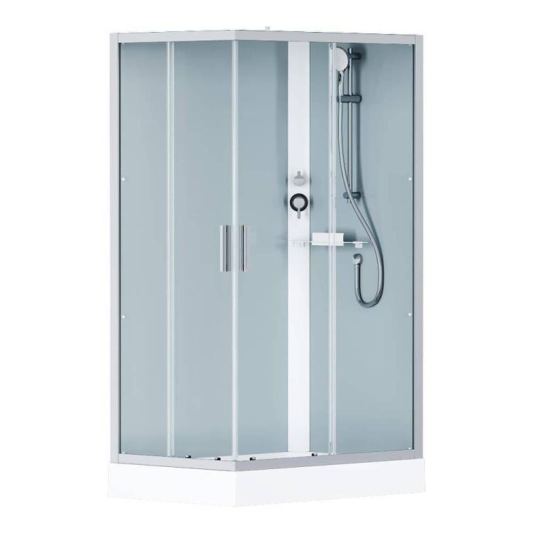 Душевая кабина AM.PM Gem W90C-404-12080MT профиль матовый хром, стекло прозрачное, 120x80