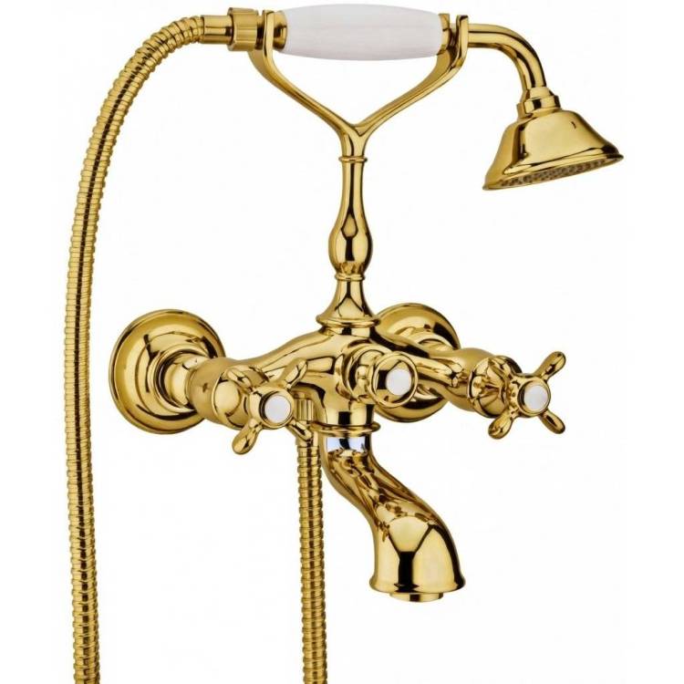 Смеситель для ванны Webert Ottocento OT720201010 золотой