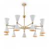 Подвесная люстра Maytoni Vesper MOD108PL-18WG Белый с Золотом