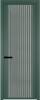 Межкомнатная дверь Profil Doors 3 AGP цвет профиля Зеленый воск, стекло безопасное 6 мм рэте 800x2000