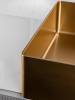 Раковина AltroBagno Аккордо (Accordo) 001009 OrSp матовое золото, 50.2x40.2 фото 5