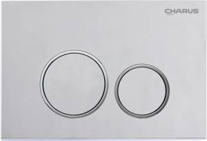 Кнопка смыва CHARUS Spazio FP.330.46.01, матовый хром