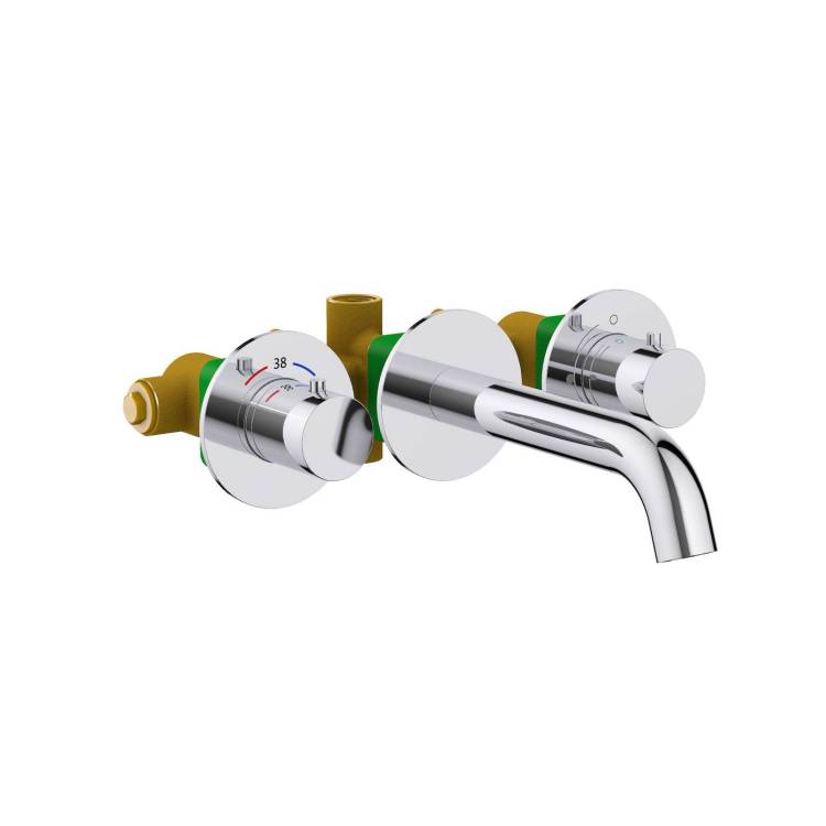 Смеситель для раковины Timo Saona 2381/00SM с термостатом хром