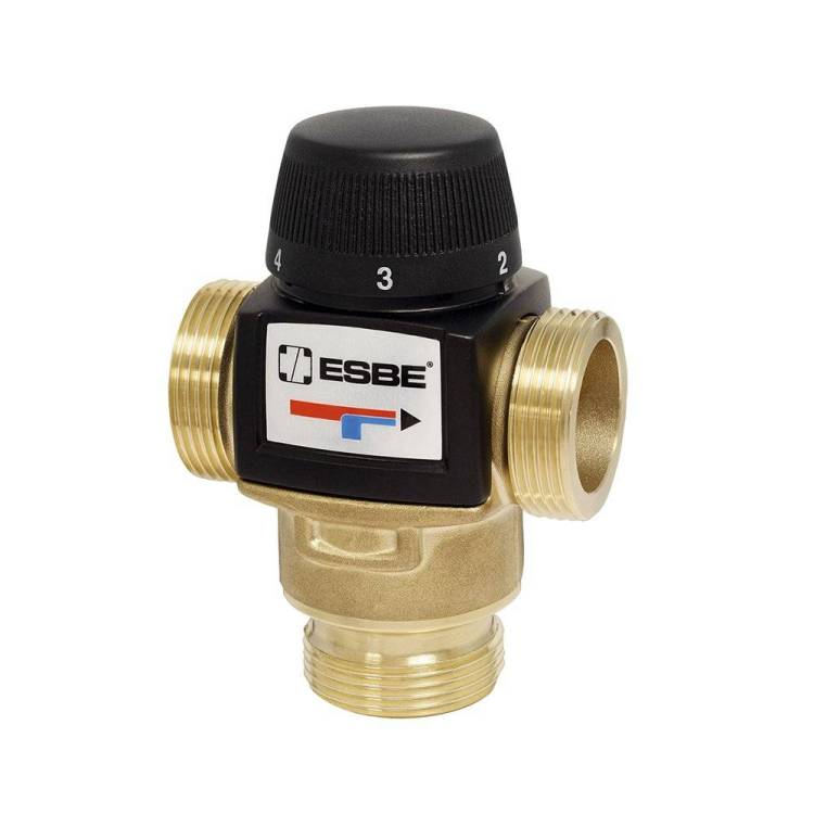 Термостатический смесительный клапан ESBE VTA572 30 - 70гр. KVS4,5, G25