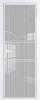 Межкомнатная дверь Profil Doors 2 AX цвет профиля Вайт, стекло безопасное 6 мм страйп 800x2000