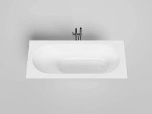 Ванна из искусственного камня Salini Ornella Kit S-Sense 170x70, матовая