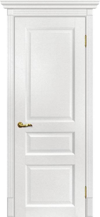 Межкомнатная дверь экошпон Мариам Тоскана-2, глухая, пломбир 900x2000