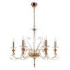 Люстра Crystal Lux Catarina Sp6 V2 Gold/Transparent-Cognac фото 2