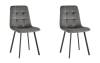 Стул Stool Group Chilly OS-2011-V seat HLR-24 DUAL X2 велюр антрацитовый (набор 2 шт)