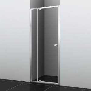 Душевая дверь Wasserkraft Aula 11P12 профиль хром, стекло прозрачное, 100x90x190