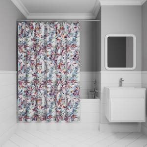 Штора для ванной Iddis Base BX05P18i11 полиэстер, 200x180, мультиколор