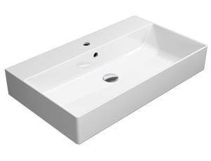 Раковина GSI Kube X 9422111 белый глянцевый, 80x47