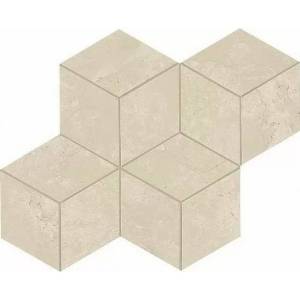 Мозаика Atlas Concorde Marvel Stone AS2H Cream Prestige Mosaico Esag. Lapp 30x35