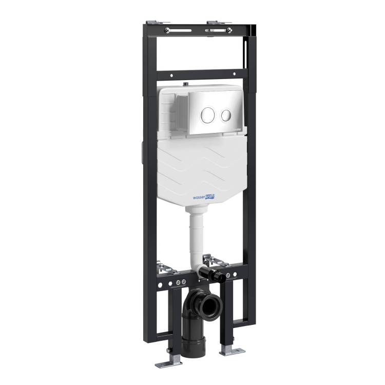 Система инсталляции для унитазов Wasserkraft Dinkel 58TLT.010.ME.CH01 клавиша хром