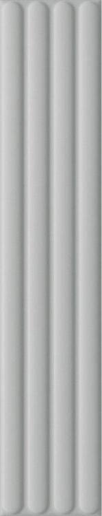 Керамическая плитка Dna Tiles Plinto Out Grey Matt 10.7x54.2