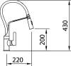 Смеситель для кухни Clever Chef 99735 хром, с гибким изливом фото 3